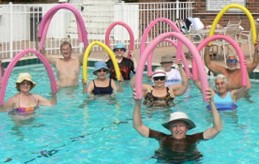Outdoor water aerobics